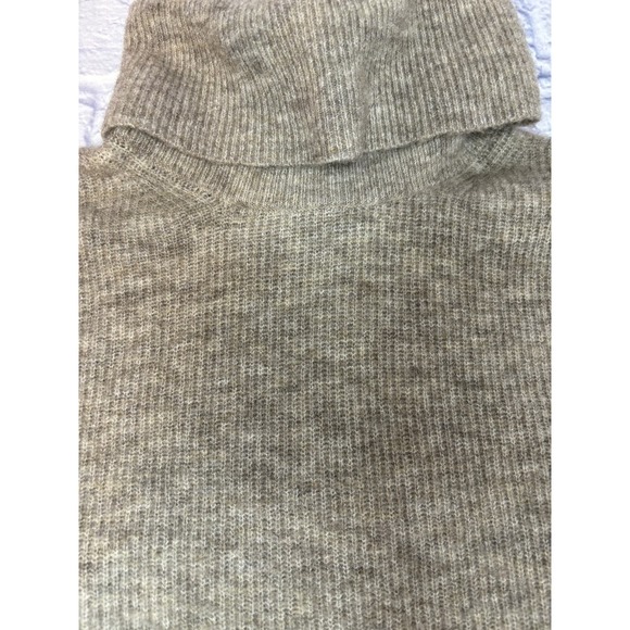 Banana Republic Wool Blend Grey Turtleneck Stretch Sweater XS - Picture 3 of 10